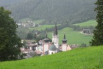 Ausblick auf die Basilika in Mariazell