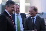 Begeisterung pur: Dr. Karl Grabner und Minister Dr. Spindelegger
