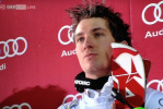 Ein hochemotionaler Moment: Marcel Hirscher bei der Bundeshymne