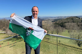 Blick vom Europaberg ins Steirerland