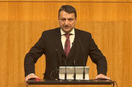 Klaus Fürlinger bewegte alle im Hohen Haus