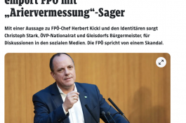Der Artikel in der Kleinen Zeitung